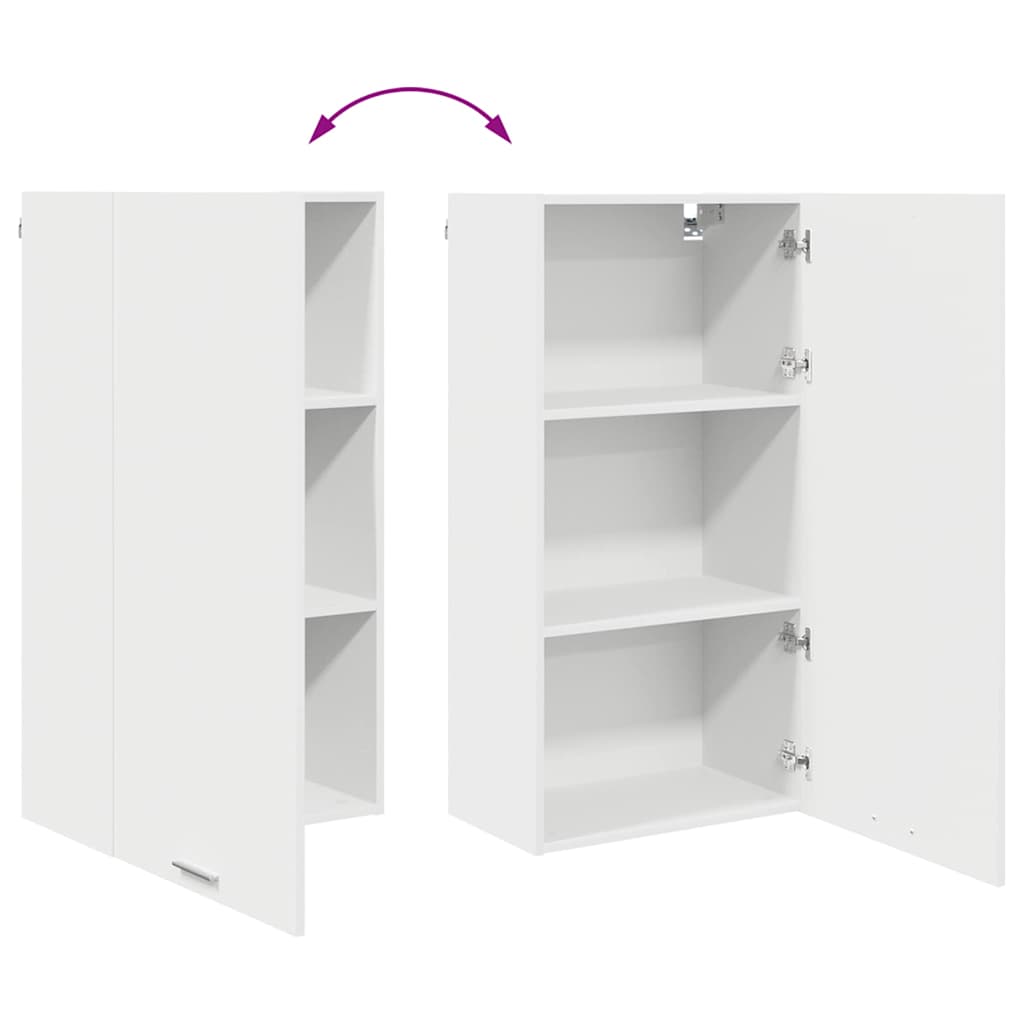 vidaXL Szafka wisząca Biały 50 x 31 x 100 cm Drewno inżynieryjne