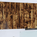 vidaXL Szafka wisząca z drzwiami Wędzony dąb i biały 50 x 31 x 100 cm