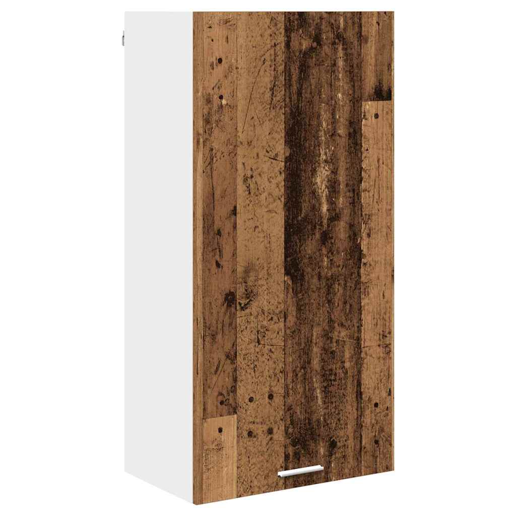 vidaXL Szafka wisząca Stare Drewno i Biały 50 x 31 x 100 cm