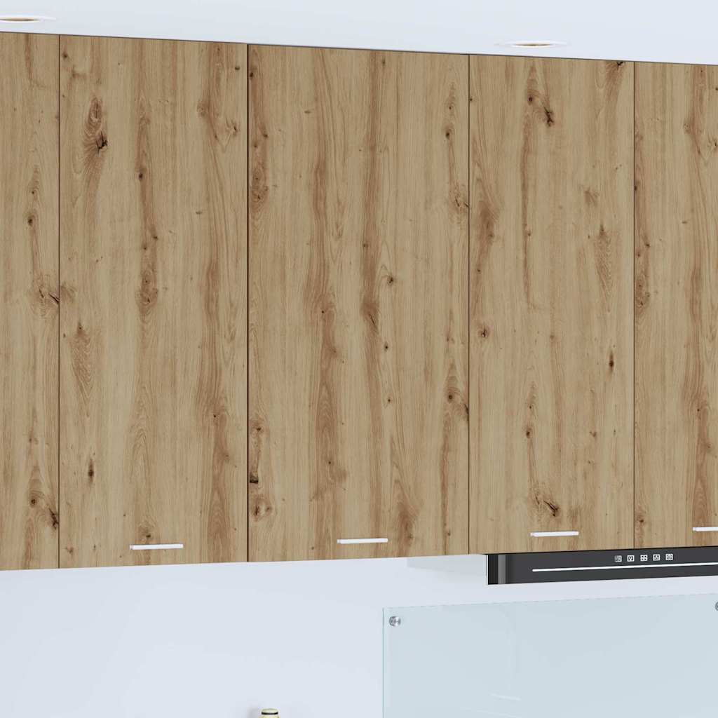 vidaXL Szafka wisząca Dąb rzemieślniczy i biały 50 x 31 x 100 cm