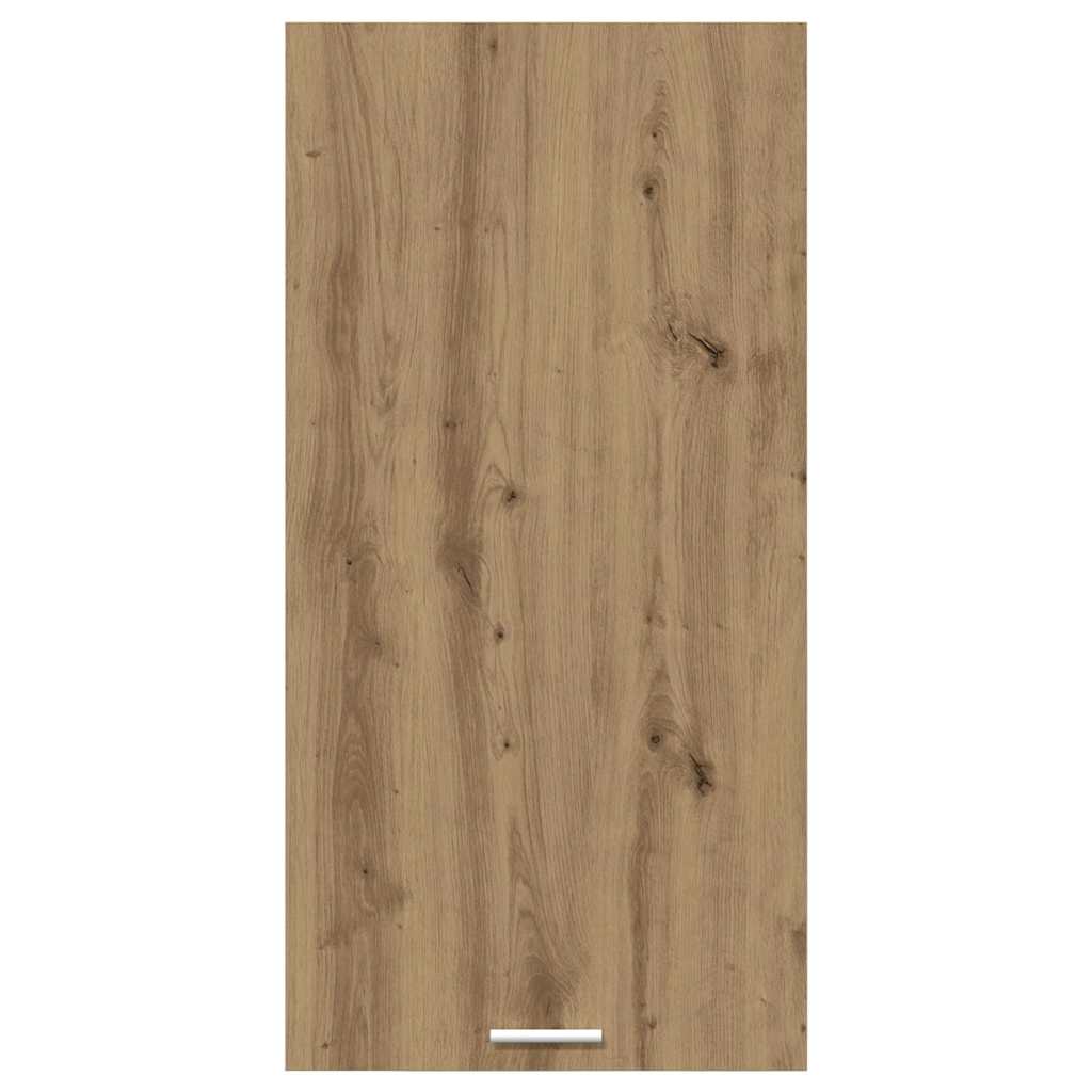 vidaXL Szafka wisząca Dąb rzemieślniczy i biały 50 x 31 x 100 cm