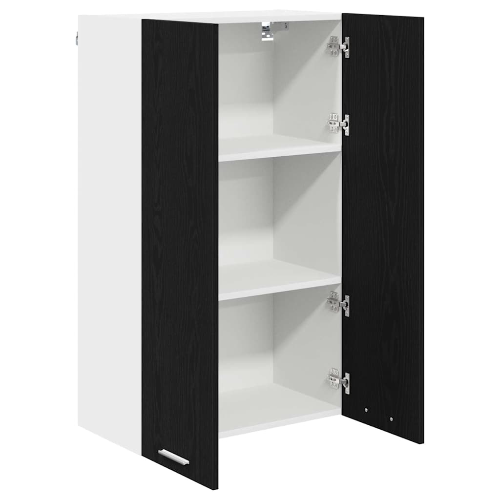 vidaXL Szafka wisząca z przechowywaniem Czarny Dąb 60 x 31 x 100 cm