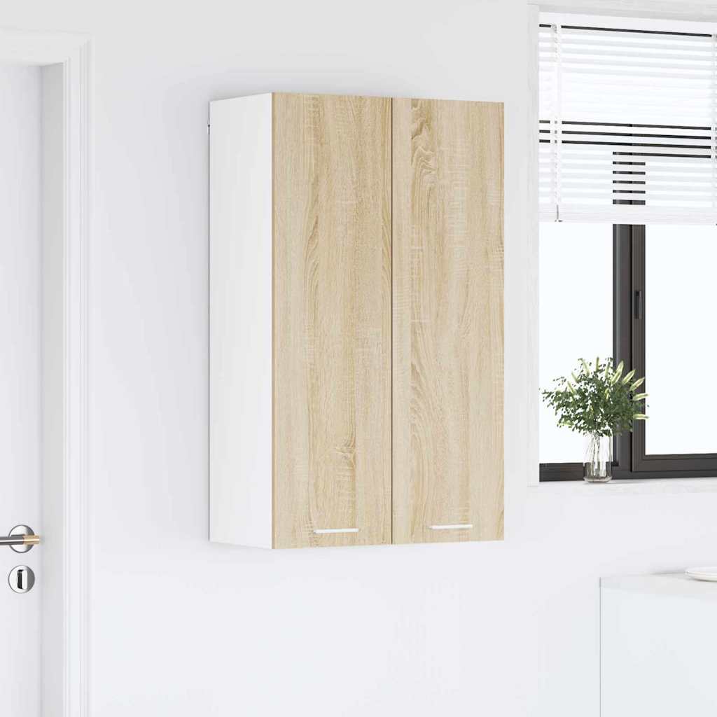 vidaXL Szafka wisząca z przechowywaniem Dąb Sonoma 60 x 31 x 100 cm