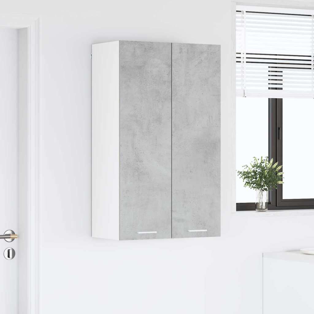 vidaXL Szafka wisząca Betonowy szary 60 x 31 x 100 cm