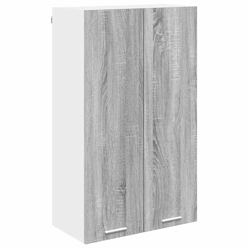 vidaXL Szafka wisząca z przechowywaniem Szary Sonoma 60 x 31 x 100 cm