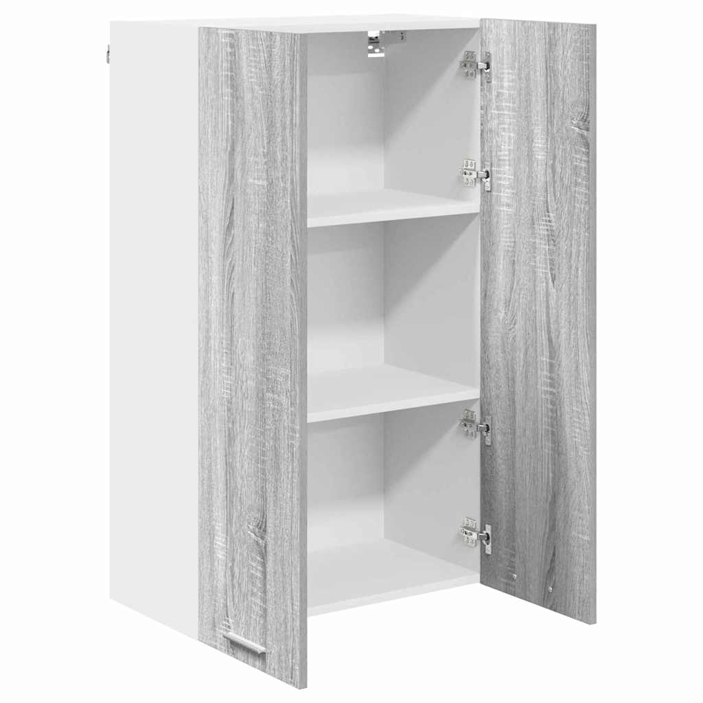 vidaXL Szafka wisząca z przechowywaniem Szary Sonoma 60 x 31 x 100 cm