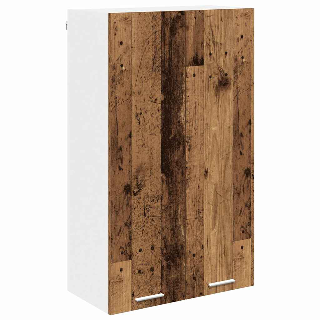 vidaXL Szafka wisząca z przechowywaniem Stare drewno 60 x 31 x 100 cm