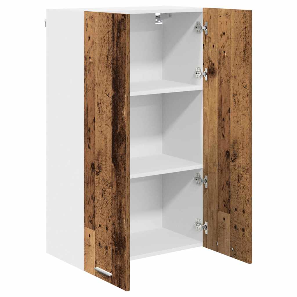 vidaXL Szafka wisząca z przechowywaniem Stare drewno 60 x 31 x 100 cm