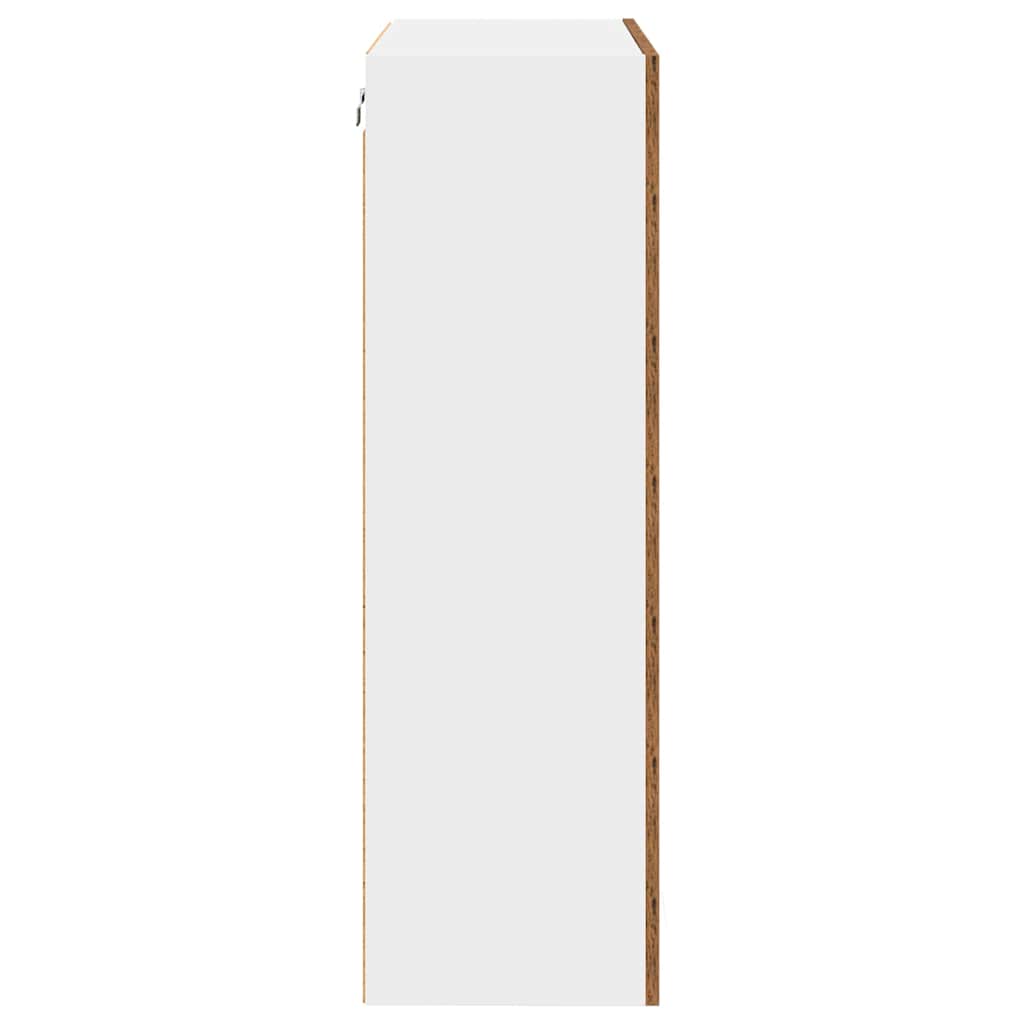 vidaXL Szafka wisząca z przechowywaniem Stare drewno 60 x 31 x 100 cm