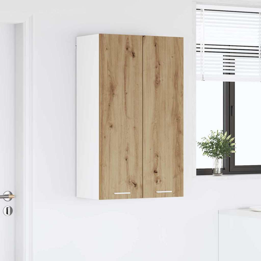 vidaXL Szafka wisząca z drzwiami Dąb rzemieślniczy 60 x 31 x 100 cm