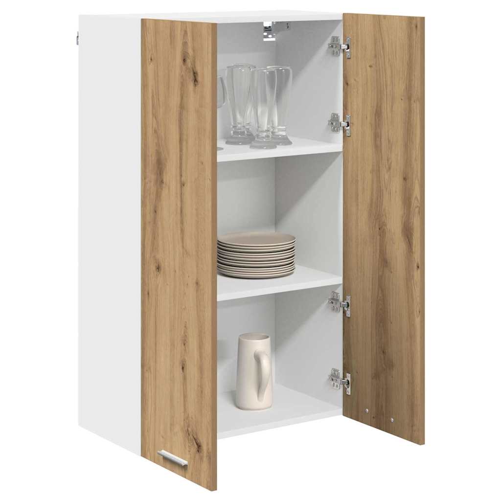 vidaXL Szafka wisząca z drzwiami Dąb rzemieślniczy 60 x 31 x 100 cm