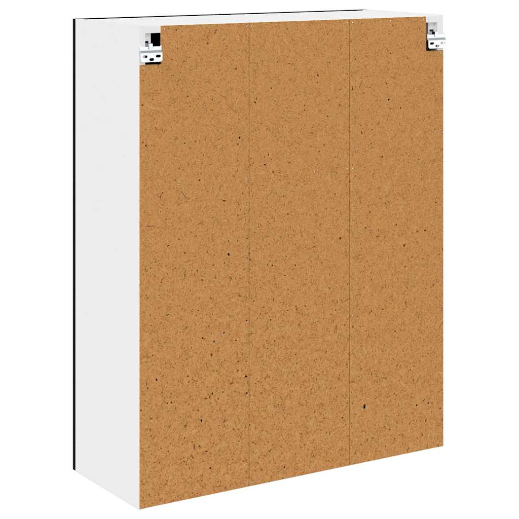 vidaXL Szafka wisząca z przechowywaniem Czarny Dąb 80 x 31 x 100 cm