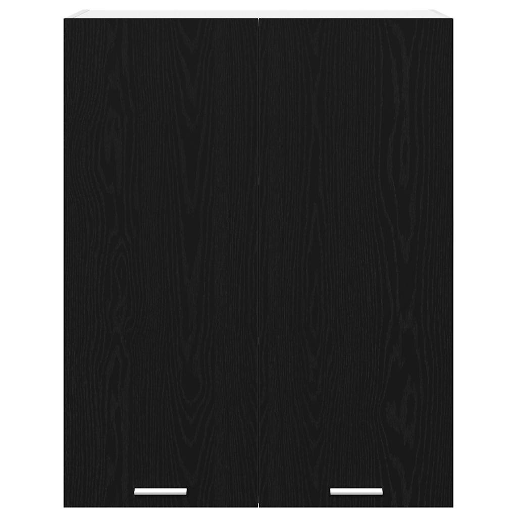 vidaXL Szafka wisząca z przechowywaniem Czarny Dąb 80 x 31 x 100 cm