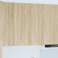 vidaXL Szafka wisząca z przechowywaniem Dąb Sonoma 80 x 31 x 100 cm