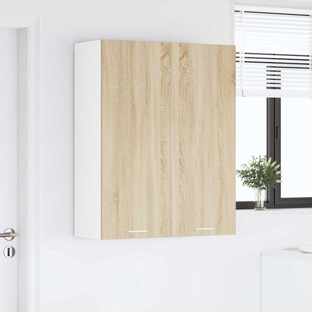 vidaXL Szafka wisząca z przechowywaniem Dąb Sonoma 80 x 31 x 100 cm