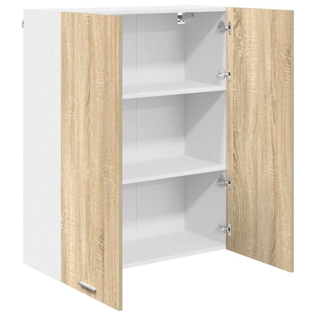 vidaXL Szafka wisząca z przechowywaniem Dąb Sonoma 80 x 31 x 100 cm