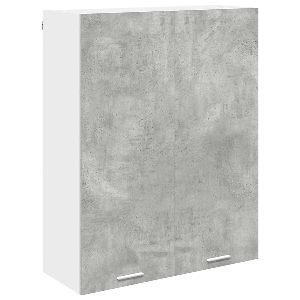 vidaXL Szafka wisząca z drzwiami Betonowy szary 80 x 31 x 100 cm