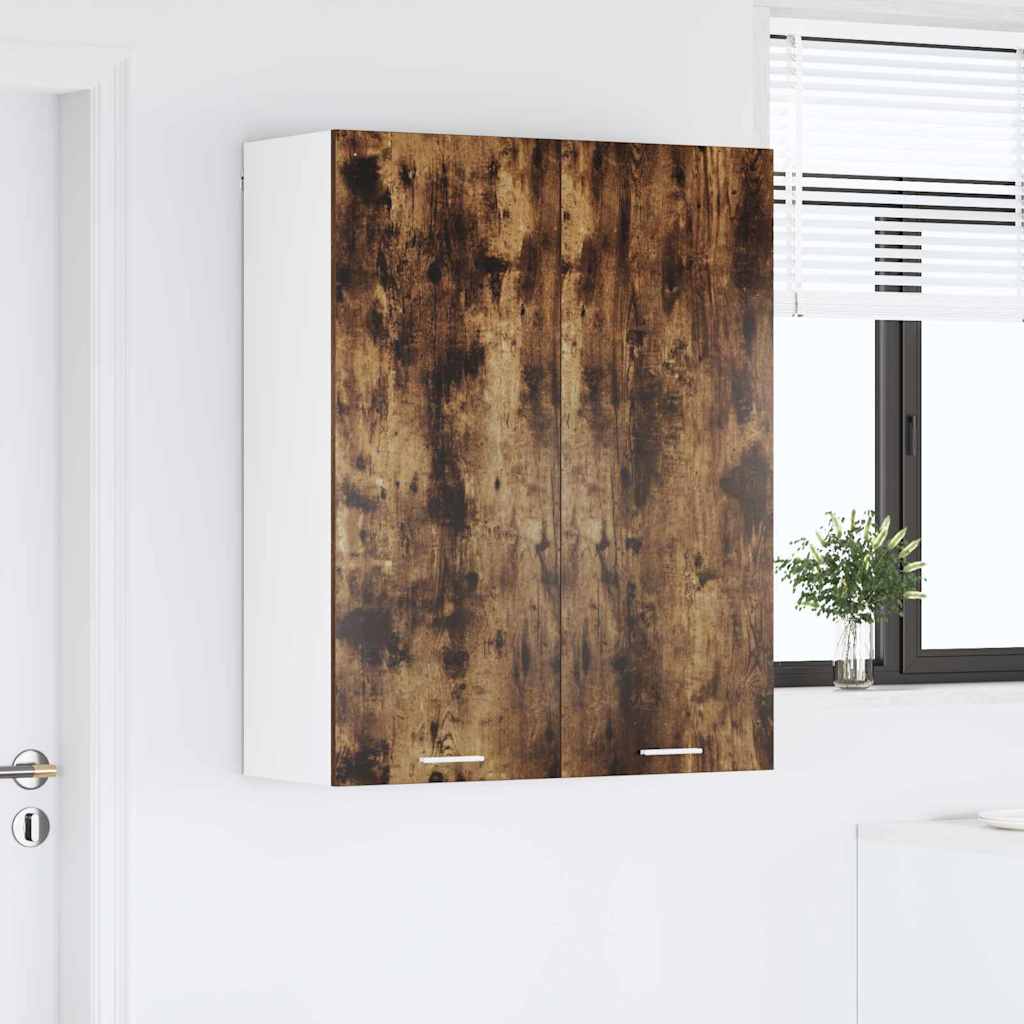 vidaXL Szafka wisząca z przechowywaniem Dąb wędzony 80 x 31 x 100 cm
