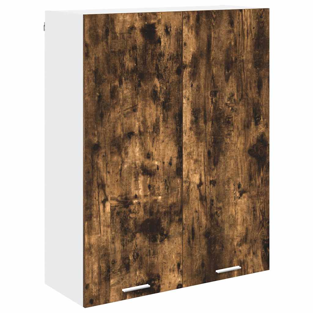 vidaXL Szafka wisząca z przechowywaniem Dąb wędzony 80 x 31 x 100 cm