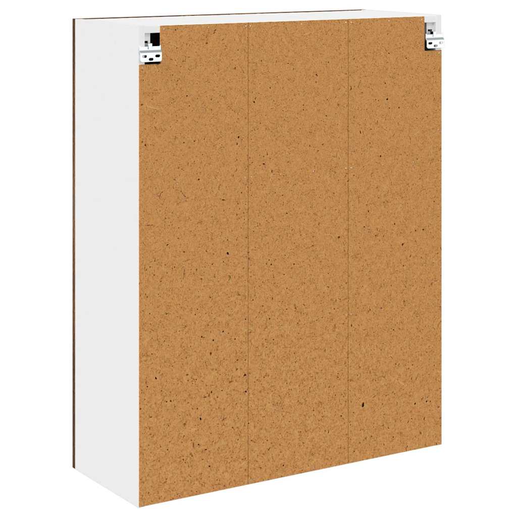 vidaXL Szafka wisząca z przechowywaniem Dąb wędzony 80 x 31 x 100 cm