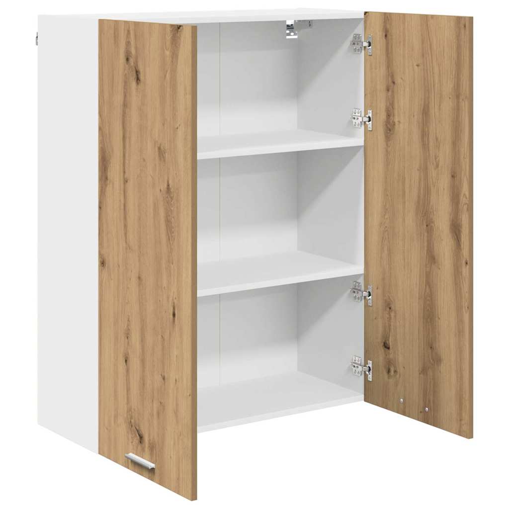 vidaXL Szafka wisząca z drzwiami Dąb rzemieślniczy 80 x 31 x 100 cm