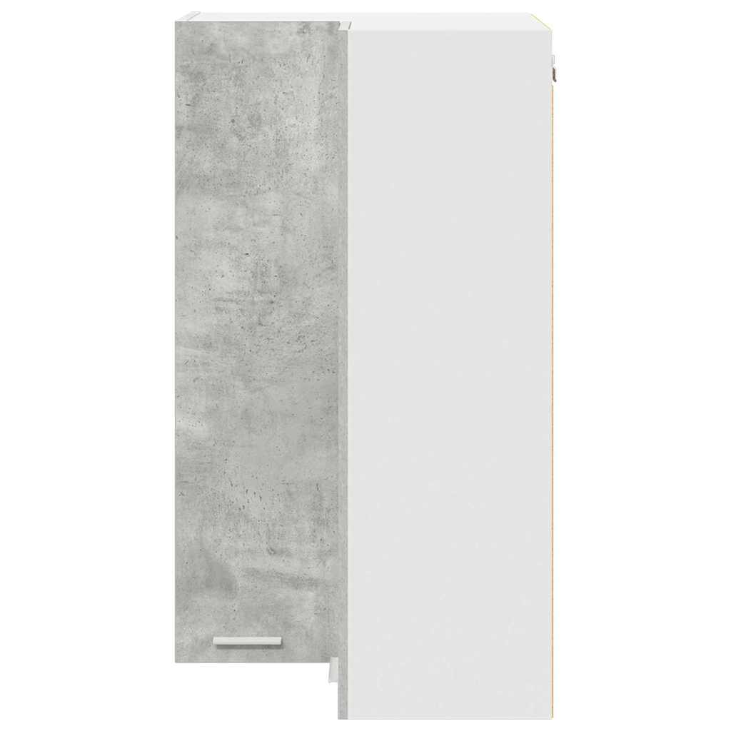 vidaXL Szafka wisząca Betonowa szarość i biel 57 x 57 x 100 cm