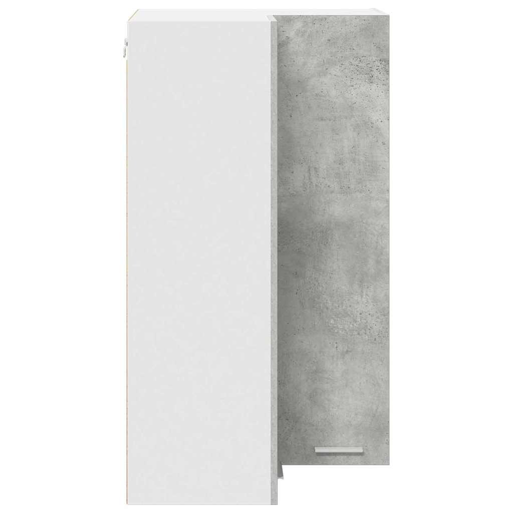 vidaXL Szafka wisząca Betonowa szarość i biel 57 x 57 x 100 cm