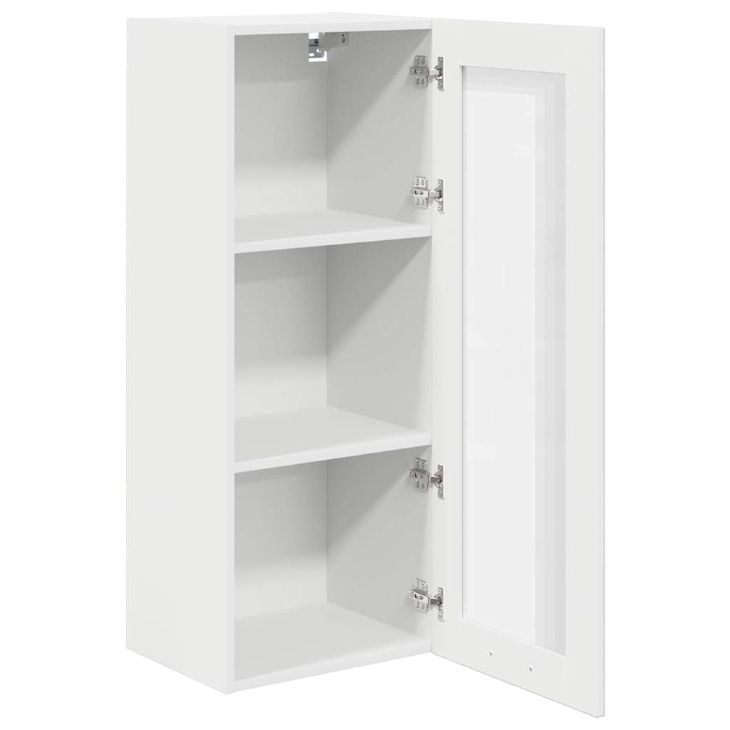 vidaXL Szafka wisząca Biały 40 x 31 x 100 cm Materiał drewnopochodny