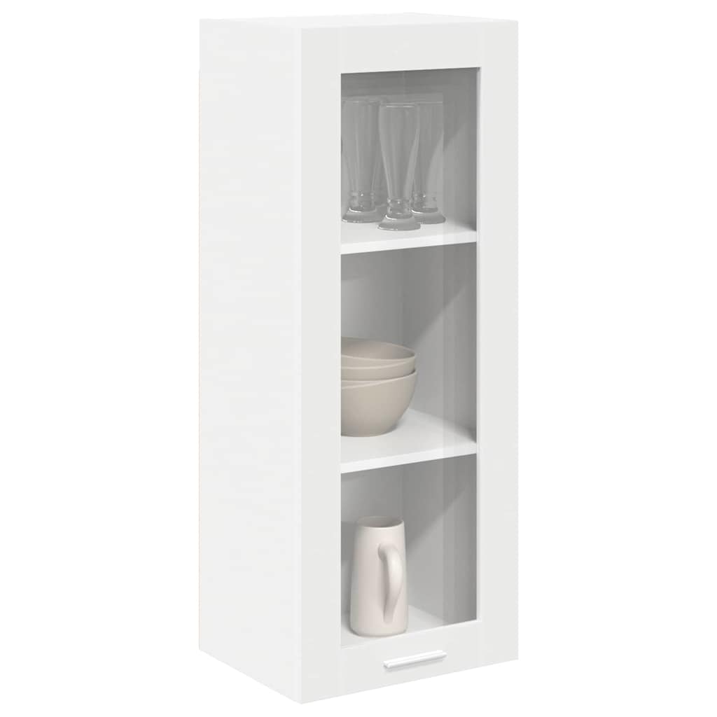 vidaXL Szafka wisząca Biały 40 x 31 x 100 cm Materiał drewnopochodny