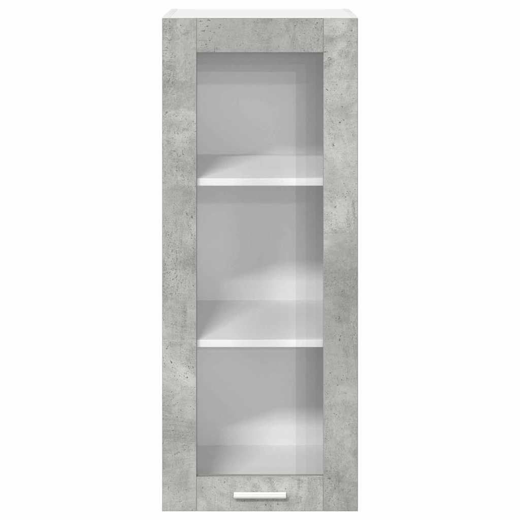 vidaXL Szafka wisząca z drzwiami Betonowy szary 40 x 31 x 100 cm