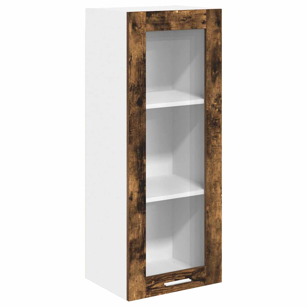 vidaXL Szafka wisząca z przechowywaniem Dąb wędzony 40 x 31 x 100 cm