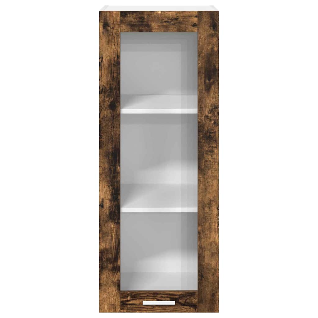 vidaXL Szafka wisząca z przechowywaniem Dąb wędzony 40 x 31 x 100 cm