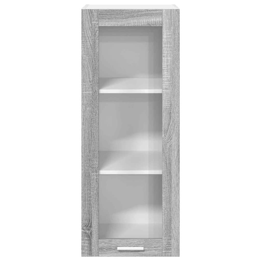 vidaXL Szafka wisząca z przechowywaniem Szary Sonoma 40 x 31 x 100 cm