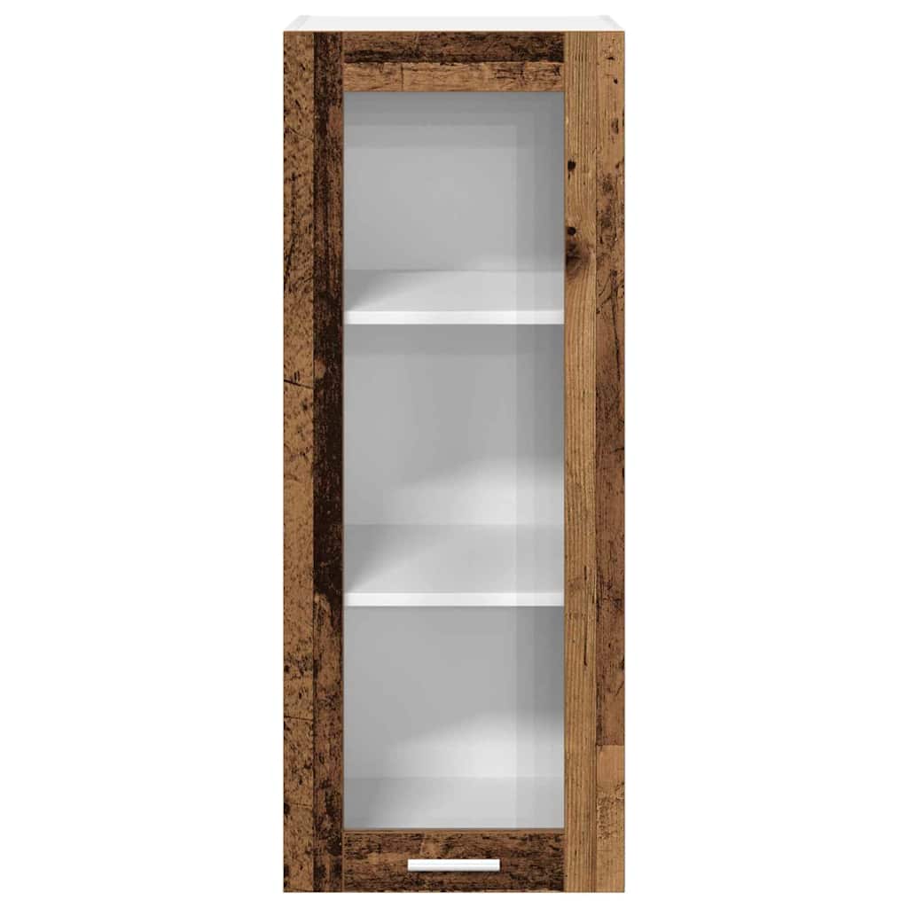 vidaXL Szafka wisząca z przechowywaniem Stare drewno 40 x 31 x 100 cm