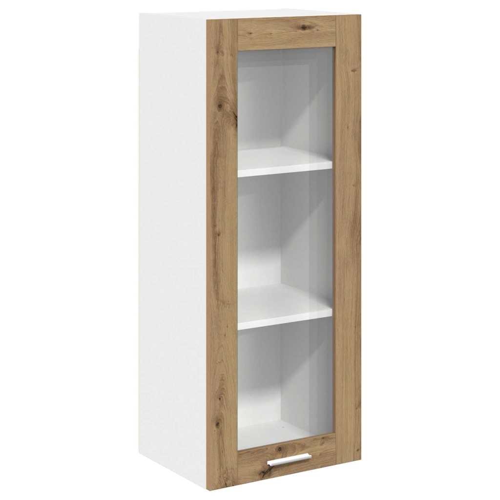vidaXL Szafka wisząca z drzwiami Dąb rzemieślniczy 40 x 31 x 100 cm