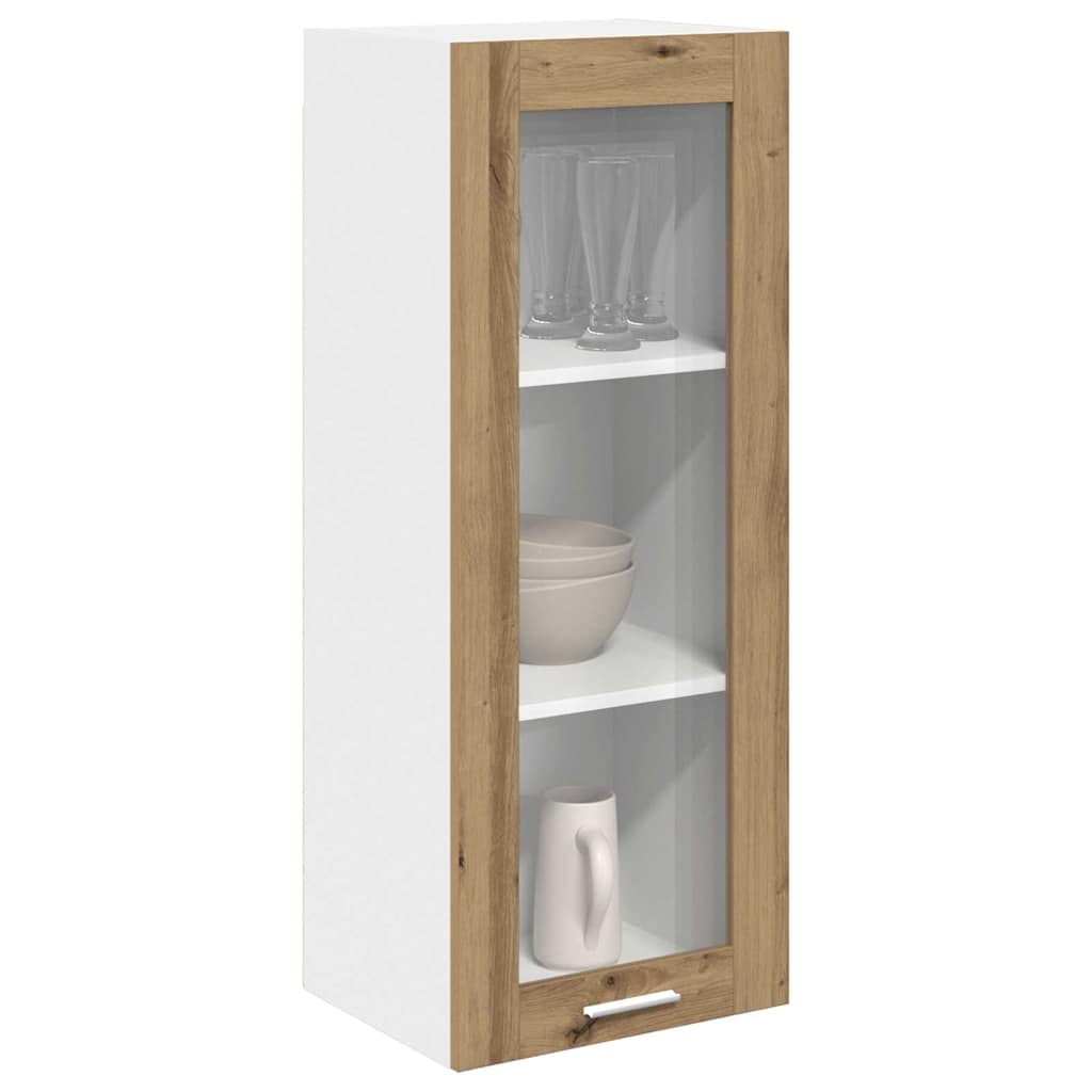 vidaXL Szafka wisząca z drzwiami Dąb rzemieślniczy 40 x 31 x 100 cm