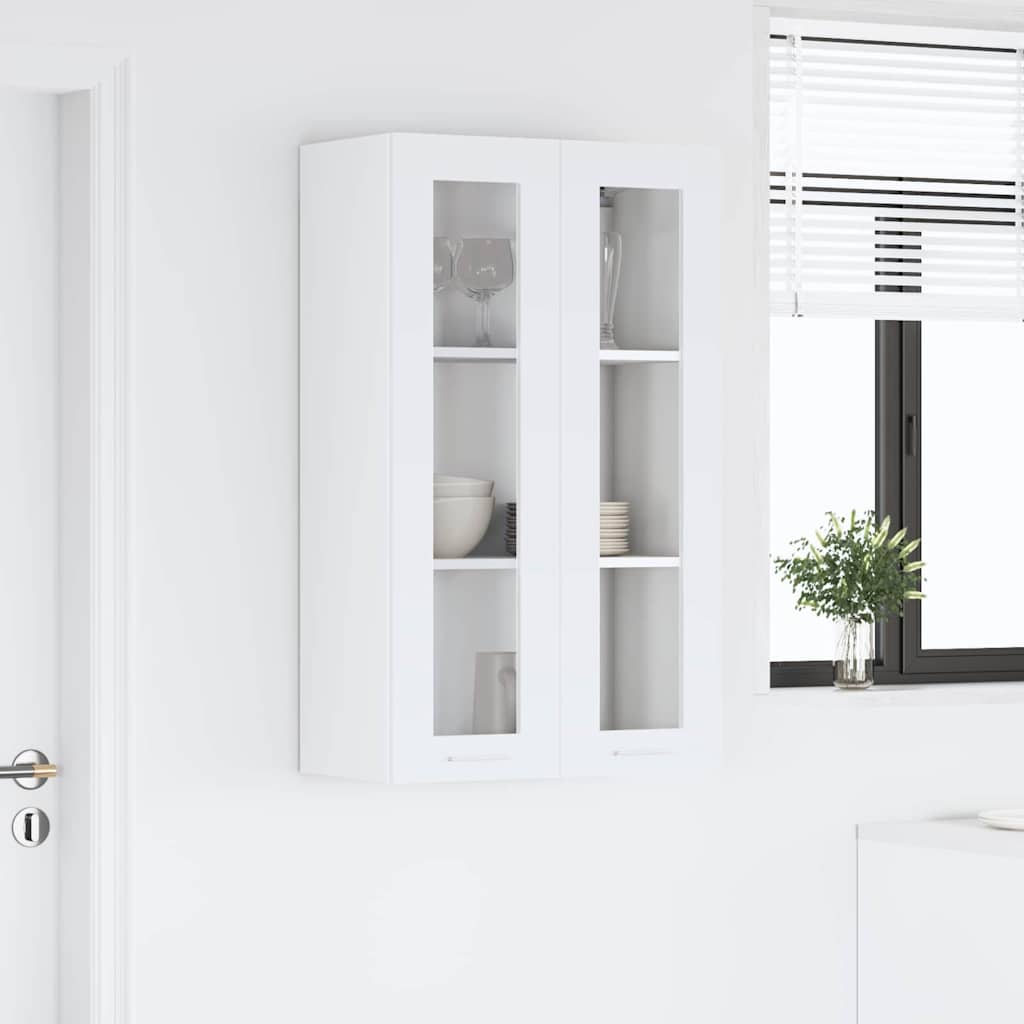 vidaXL Szafka wisząca Biały 60 x 31 x 100 cm Materiał drewnopochodny