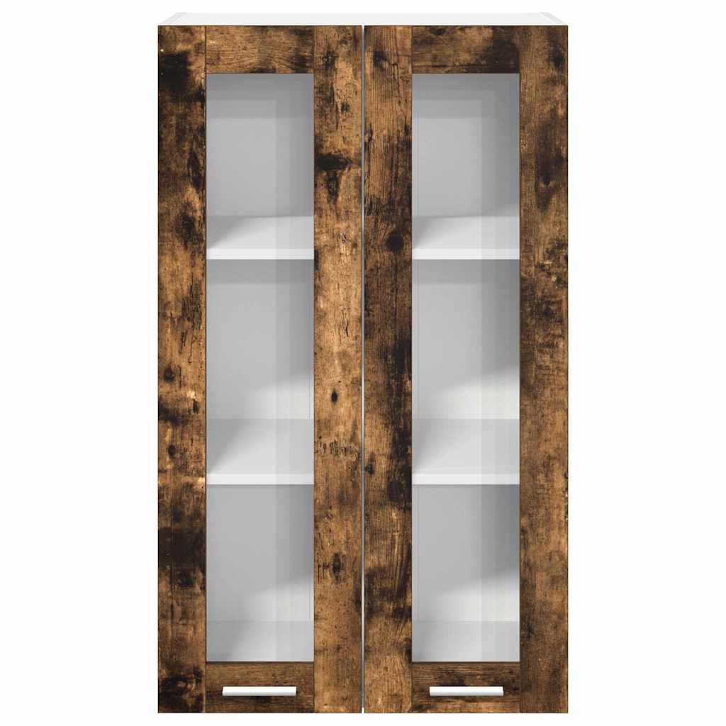 vidaXL Szafka wisząca z przechowywaniem Dąb wędzony 60 x 31 x 100 cm