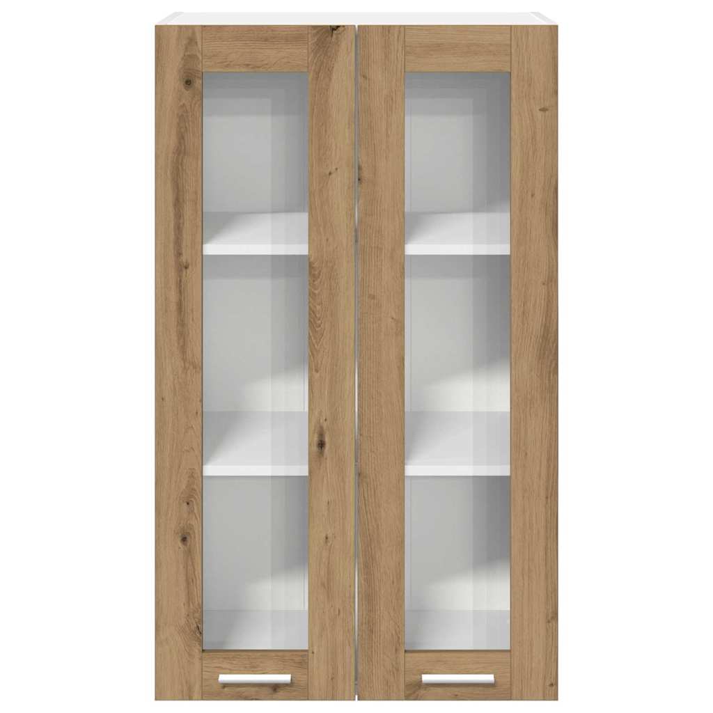 vidaXL Szafka wisząca z drzwiami Dąb rzemieślniczy 60 x 31 x 100 cm