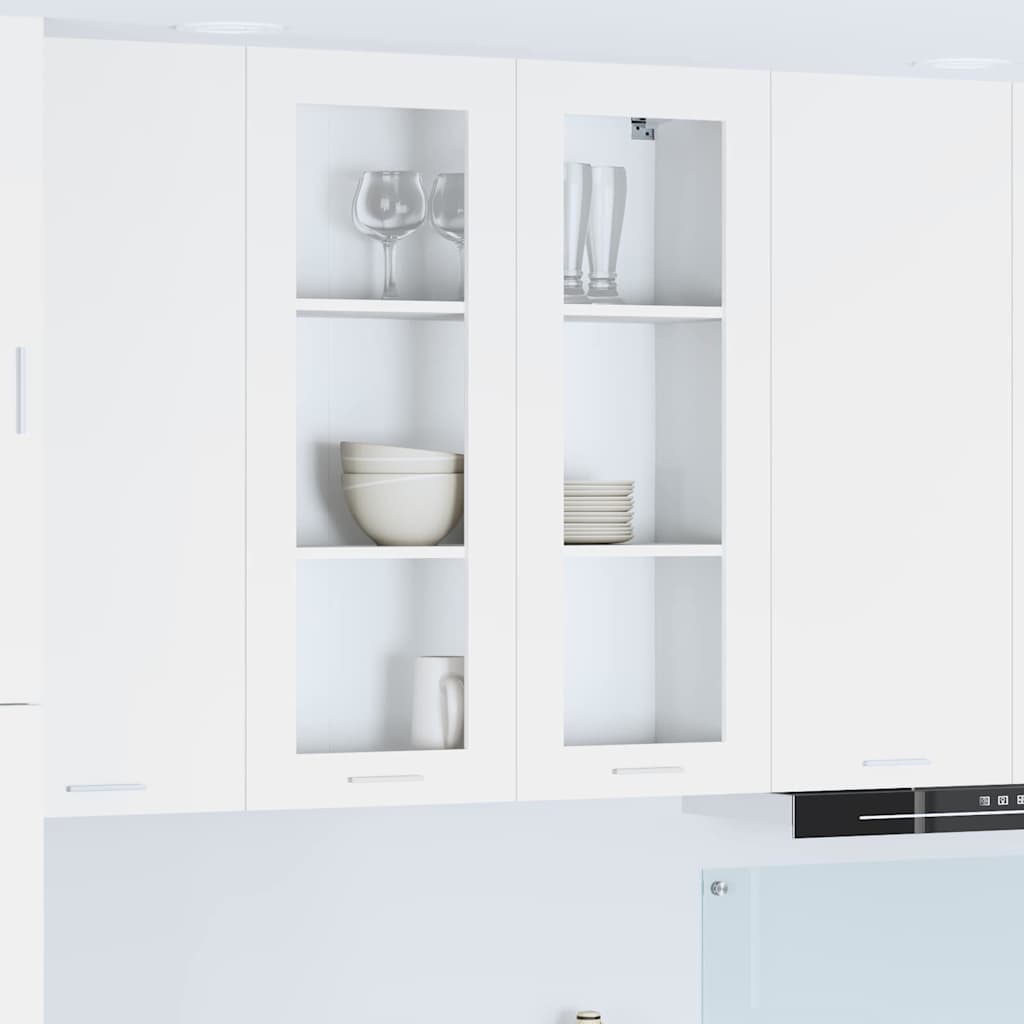 vidaXL Szafka wisząca Biały 80 x 31 x 100 cm Materiał drewnopochodny