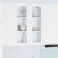 vidaXL Szafka wisząca Biały 80 x 31 x 100 cm Materiał drewnopochodny