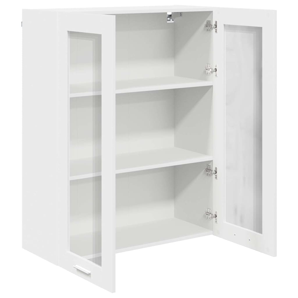 vidaXL Szafka wisząca Biały 80 x 31 x 100 cm Materiał drewnopochodny