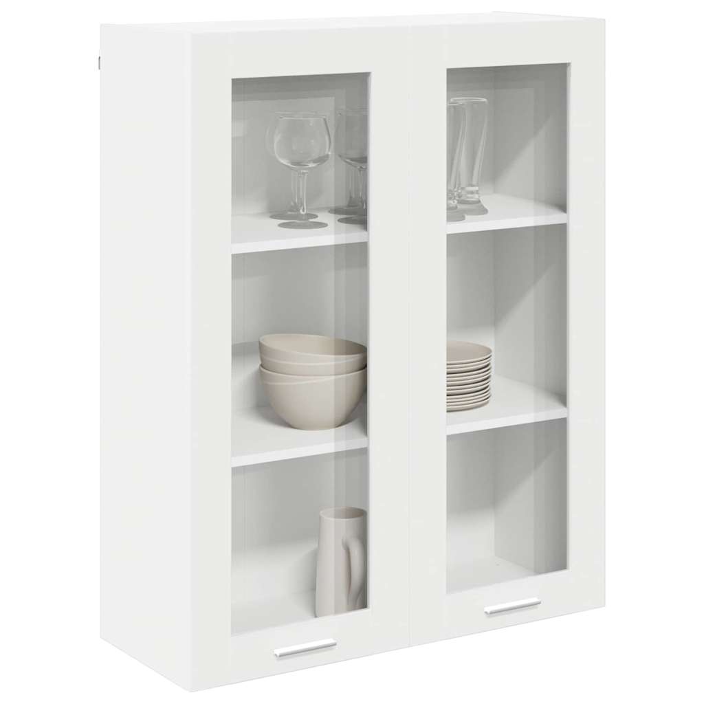 vidaXL Szafka wisząca Biały 80 x 31 x 100 cm Materiał drewnopochodny