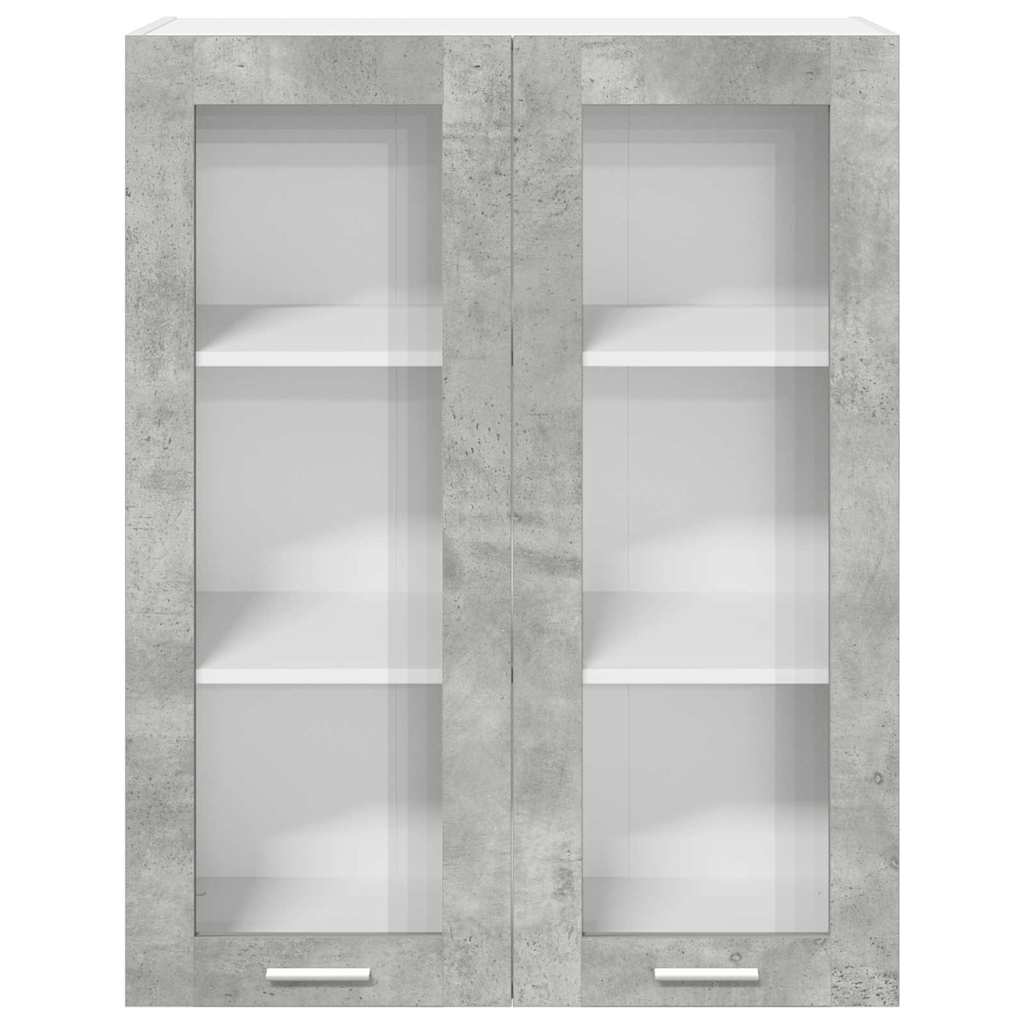 vidaXL Szafka wisząca z drzwiami Betonowy szary 80 x 31 x 100 cm