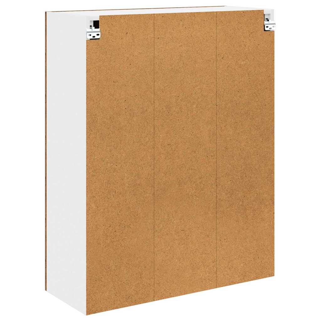 vidaXL Szafka wisząca z przechowywaniem Stare drewno 80 x 31 x 100 cm