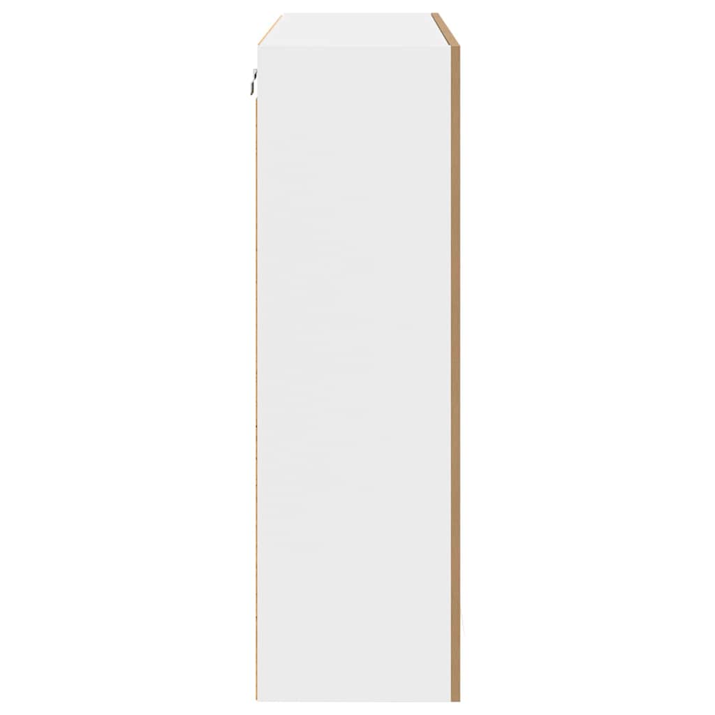 vidaXL Szafka wisząca z drzwiami Dąb rzemieślniczy 80 x 31 x 100 cm