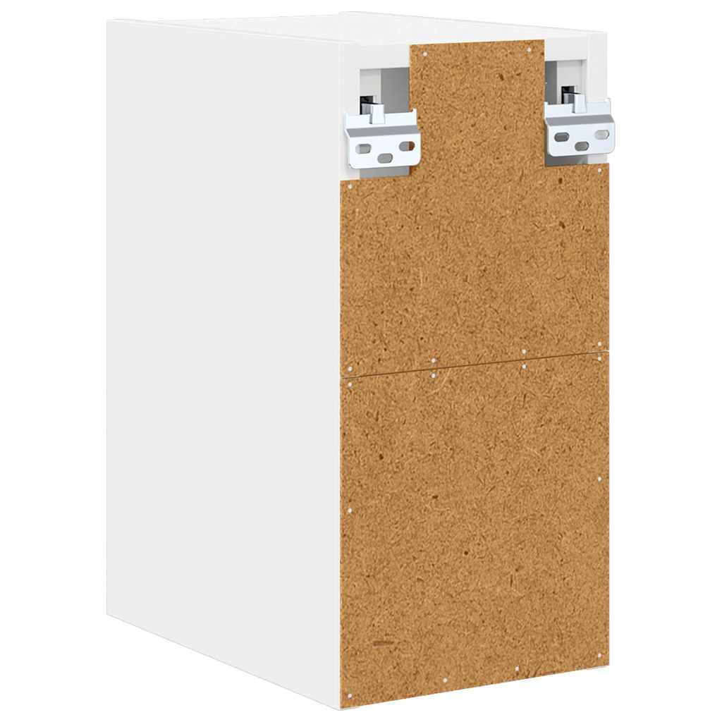 vidaXL Szafka wisząca Biały 20 x 29,5 x 40 cm Drewno inżynieryjne