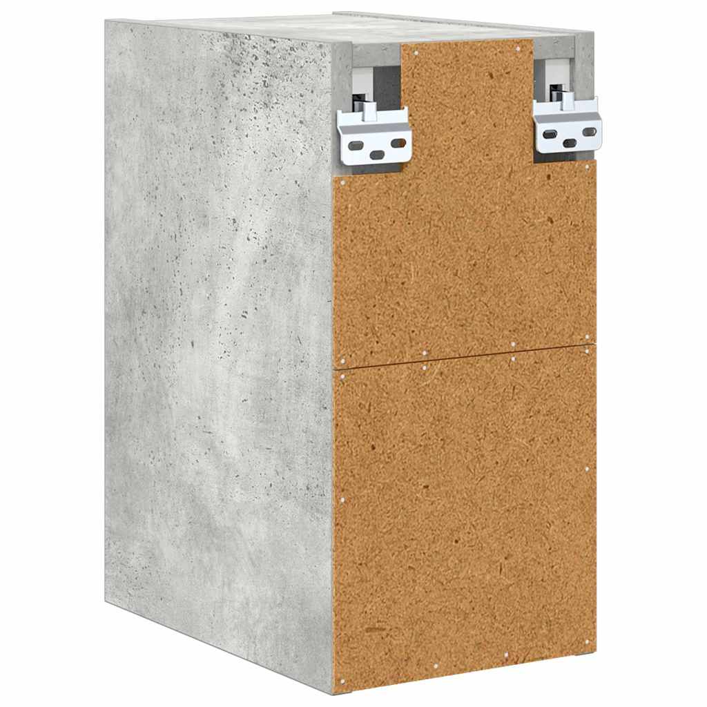 vidaXL Szafka wisząca Betonowy szary 20 x 29,5 x 40 cm
