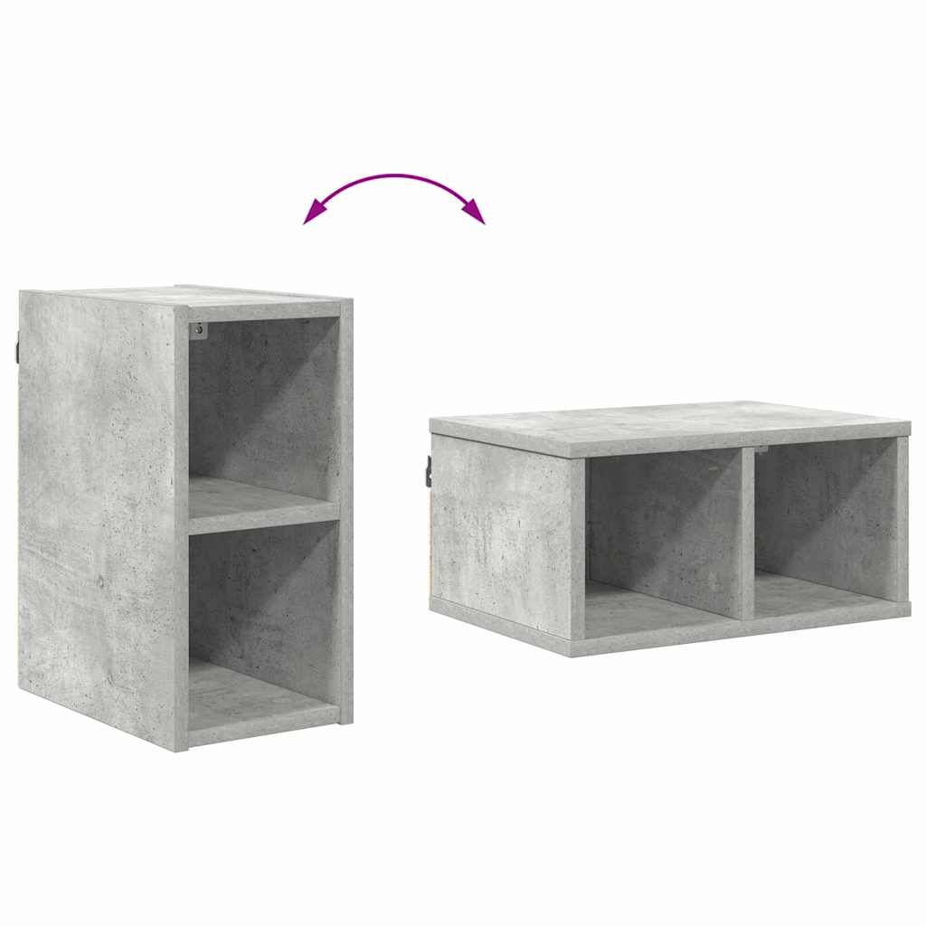vidaXL Szafka wisząca Betonowy szary 20 x 29,5 x 40 cm