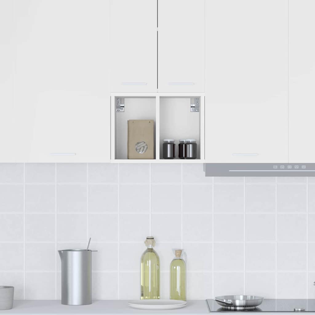 vidaXL Szafka wisząca Biały 30 x 29,5 x 40 cm Materiał drewnopochodny
